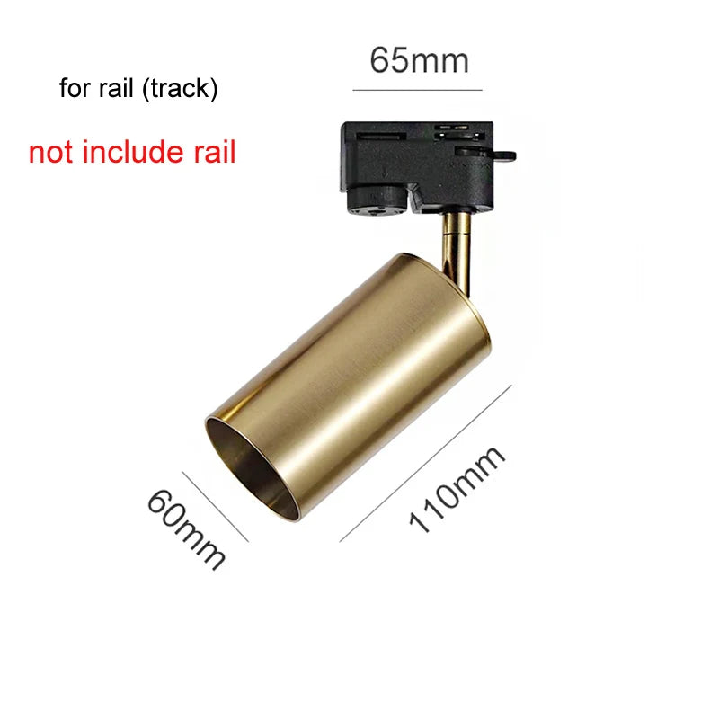 Elegant GU10 LED Track Light Fixture - Contemporary Ceiling Spotlight