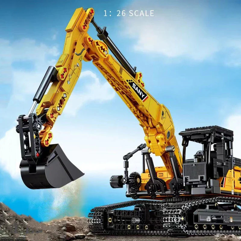 SEMBO 1022pcs Excavator Building Blocks – STEM Learning & Fun