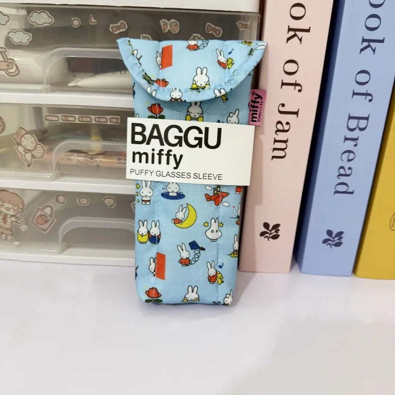 Kawaii Miffy Rabbit Glasses Storage Bag - Cute & Protective Design