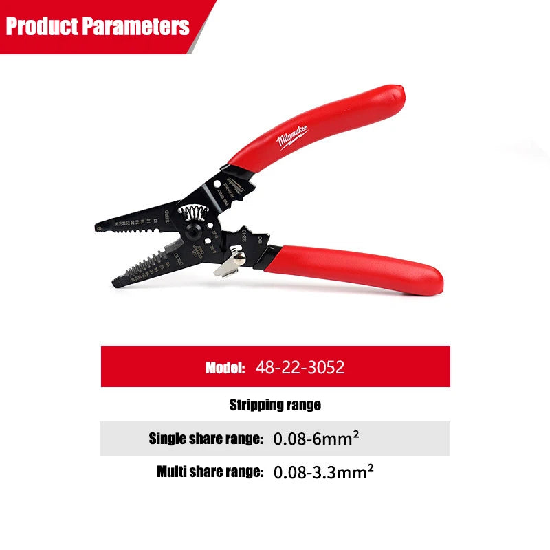 Milwaukee Compact Wire Stripping Pliers - Multi-Function Tool