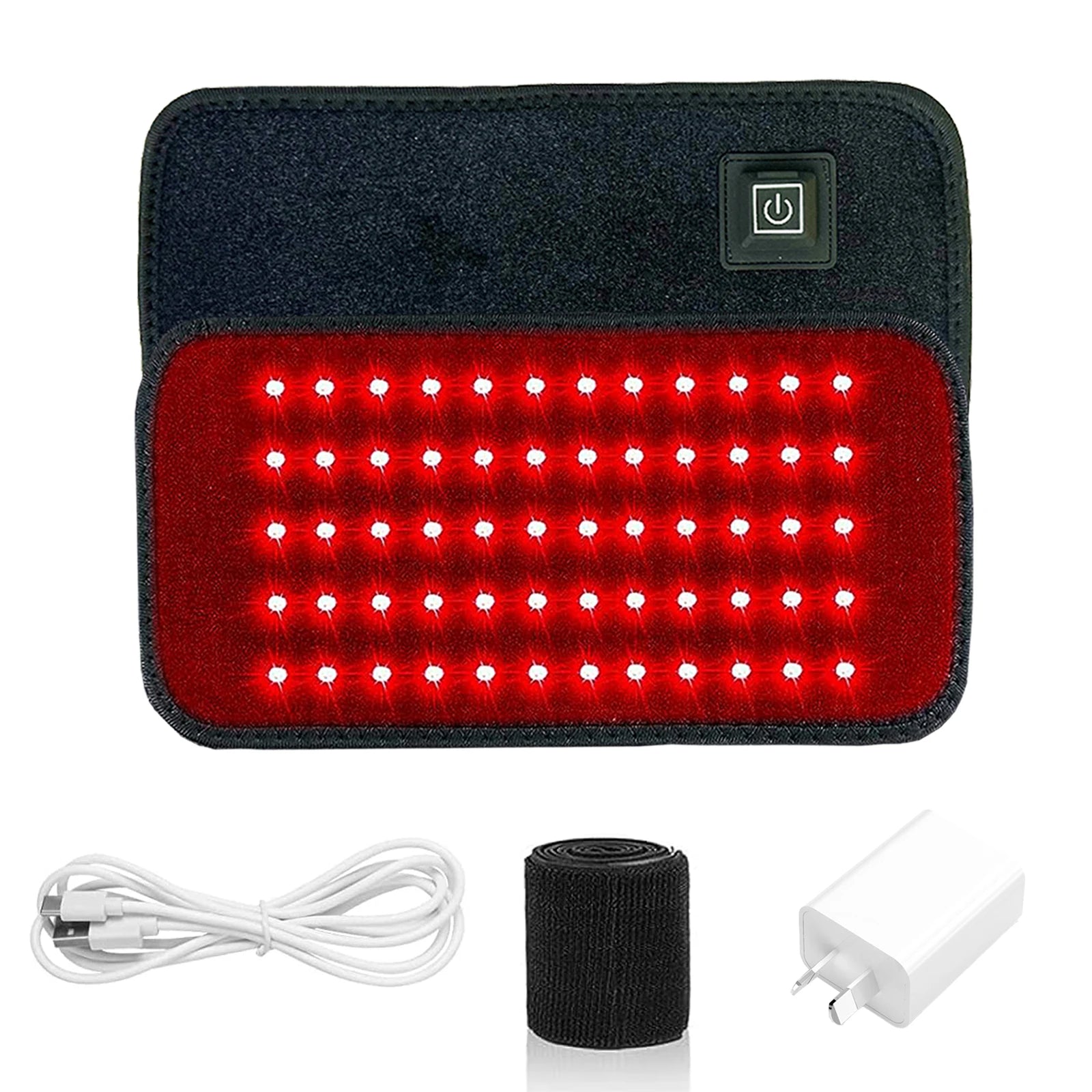 Red & Infrared Light Therapy Belt - 60 LEDs for Pain Relief & Fat Burn