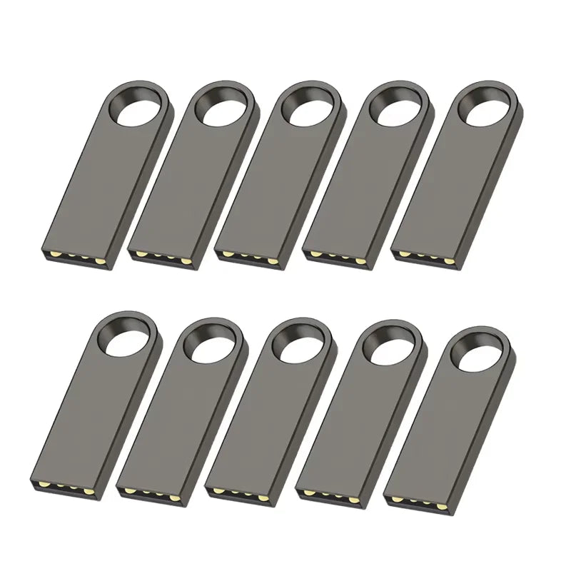 Customized USB Flash Drive – 10PCS, 64GB/32GB/16GB, High Speed