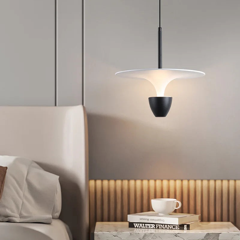 Nordic LED Pendant Light - Modern UFO Design for Stylish Spaces