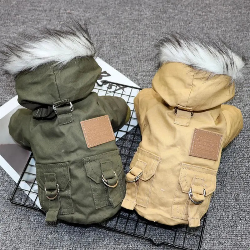 Warm Winter Dog Coat - Stylish & Cozy Hoodies for Small to Medium Dogs