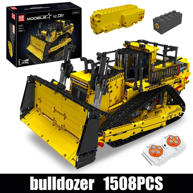 MOULD KING 15084 Remote Control Engineering Truck Building Block Set