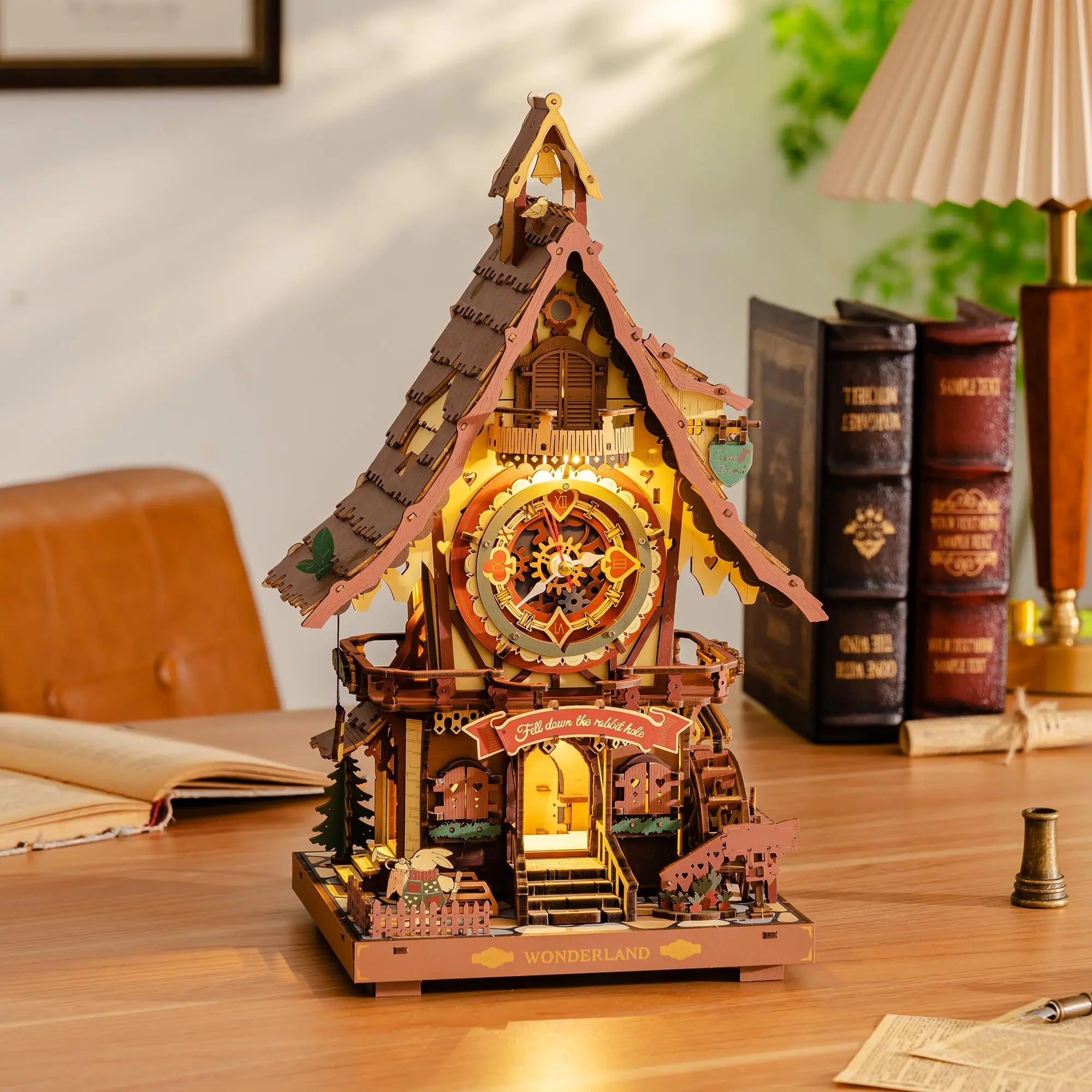 Robotime ROKR 3D Wooden Cuckoo Clock Puzzle - DIY Christmas Project