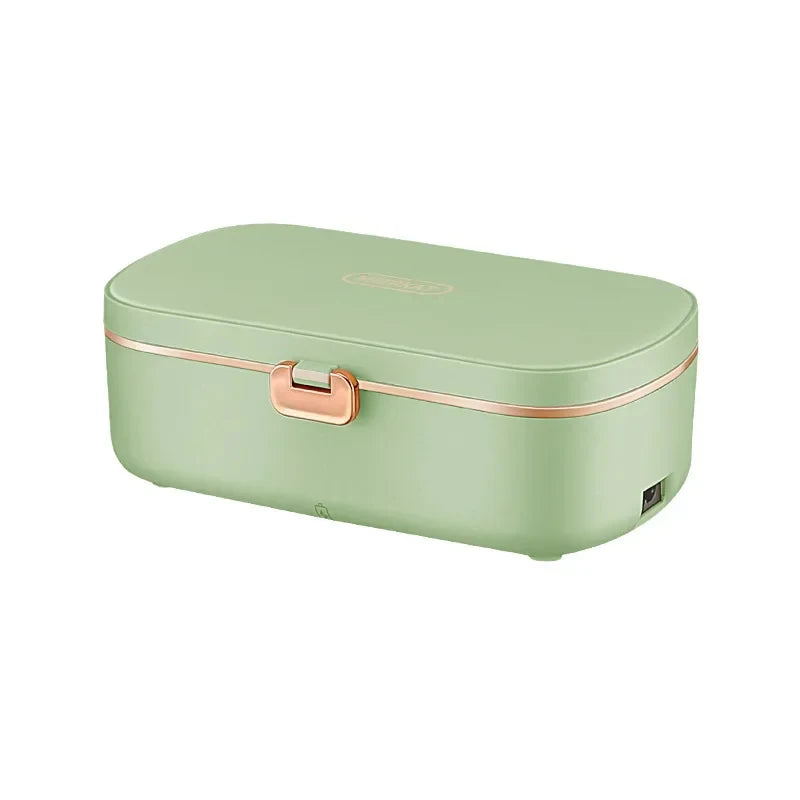 Portable Electric Food Warmer Lunch Box - 900ml Stainless Steel