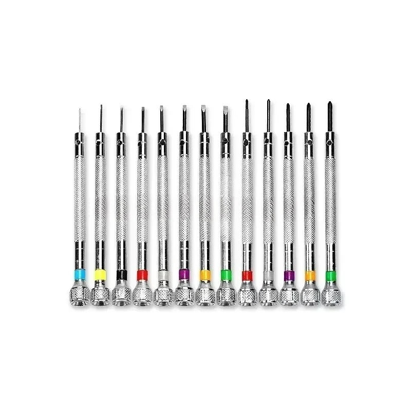 13-Piece Professional Watch Repair Tool & Screwdriver Set