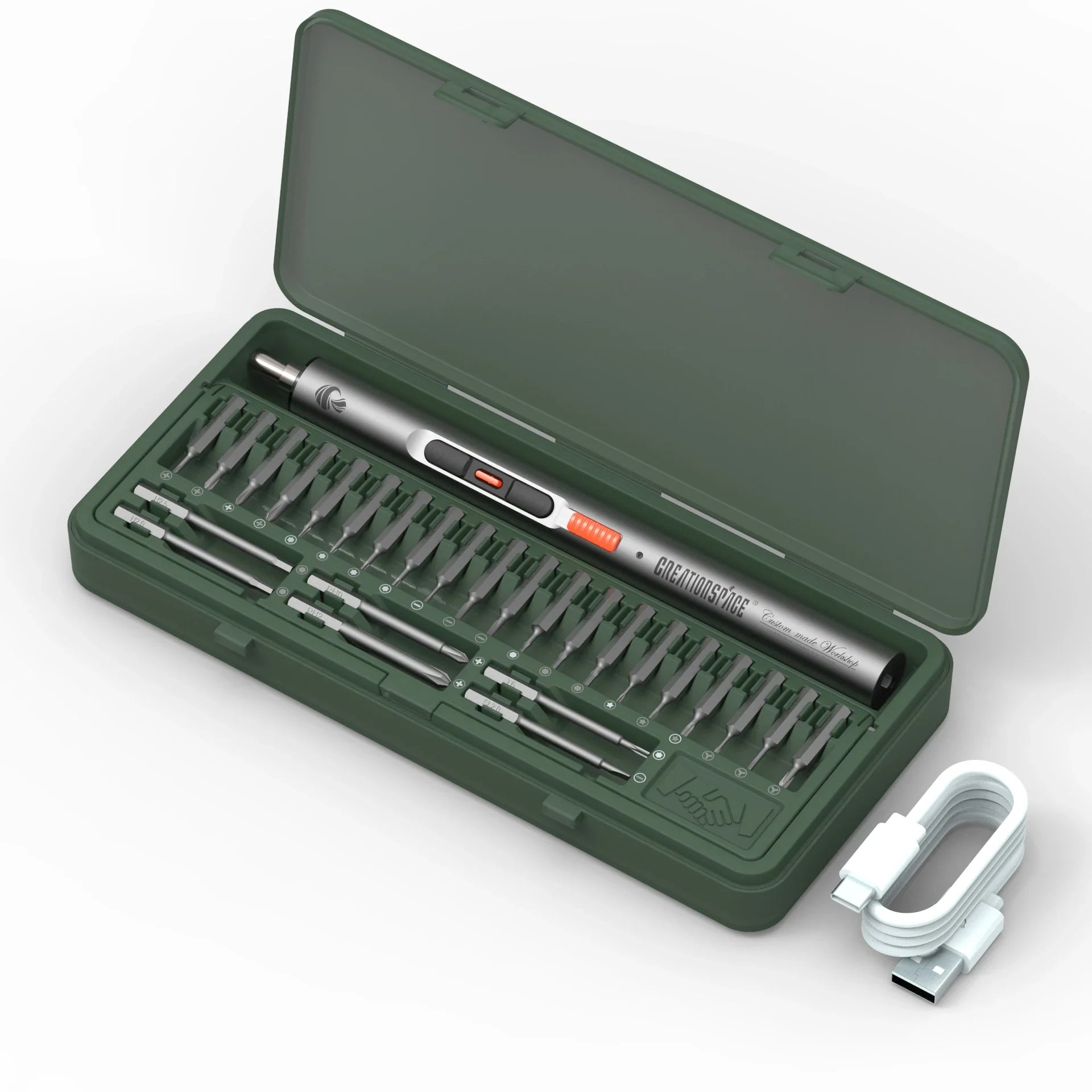 CreationSpace Precision Electric Screwdriver Set - Versatile & Efficient