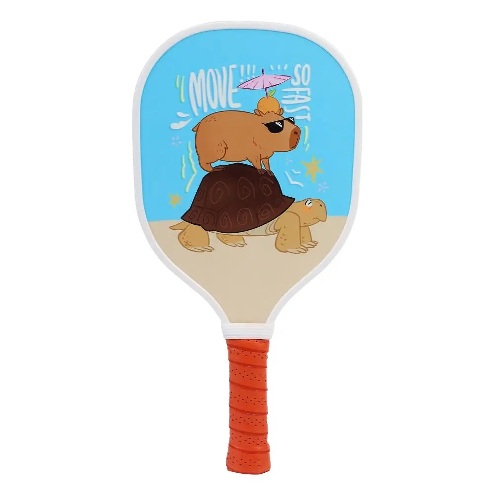 Colorful Wooden Pickleball Paddle - Lightweight, Non-Slip Design