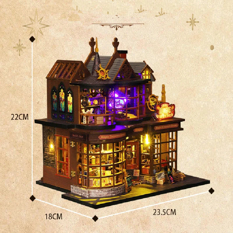 StartCabin DIY Wooden Dollhouse Kit - Creative Miniature Fun