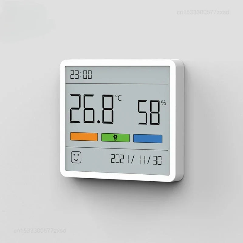 DUKA Atuman LCD Digital Temperature & Humidity Meter with Clock