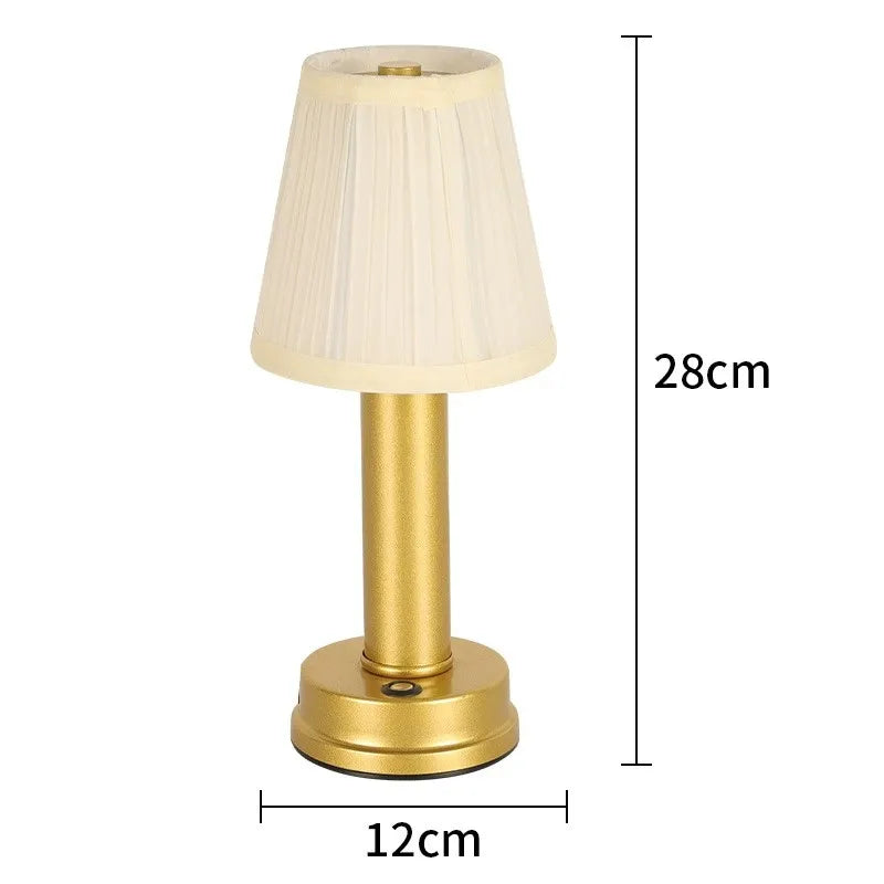 Portable Cordless LED Table Lamp - Dimmable and Rechargeable