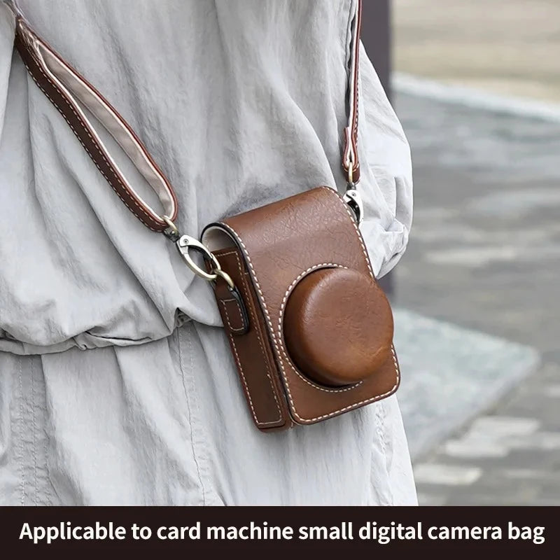 Buffalo Leather Camera Case for Canon, Sony, Nikon & Lumix Models