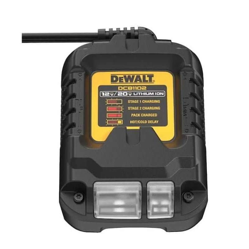 DEWALT 18V/20V Universal Lithium Battery Charger with Fan Cooling