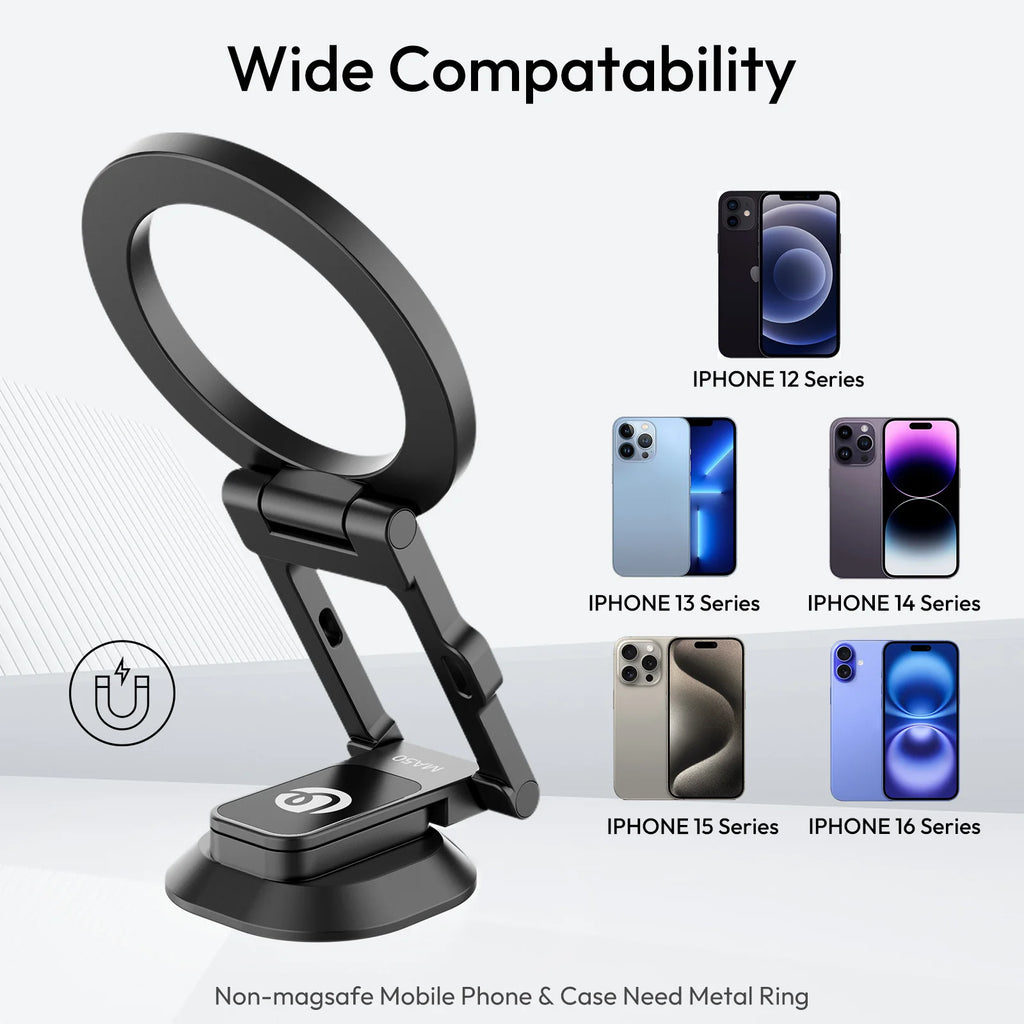 Ulanzi MA50 Magnetic Phone Holder - Foldable Mount for Tripods