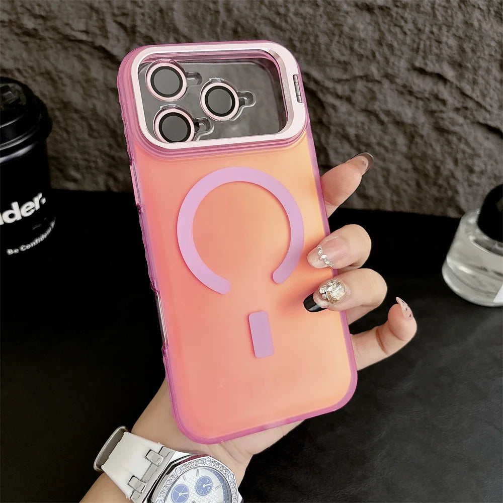Color-Changing MagSafe Invisible Holder Case for iPhone 17 Pro Max