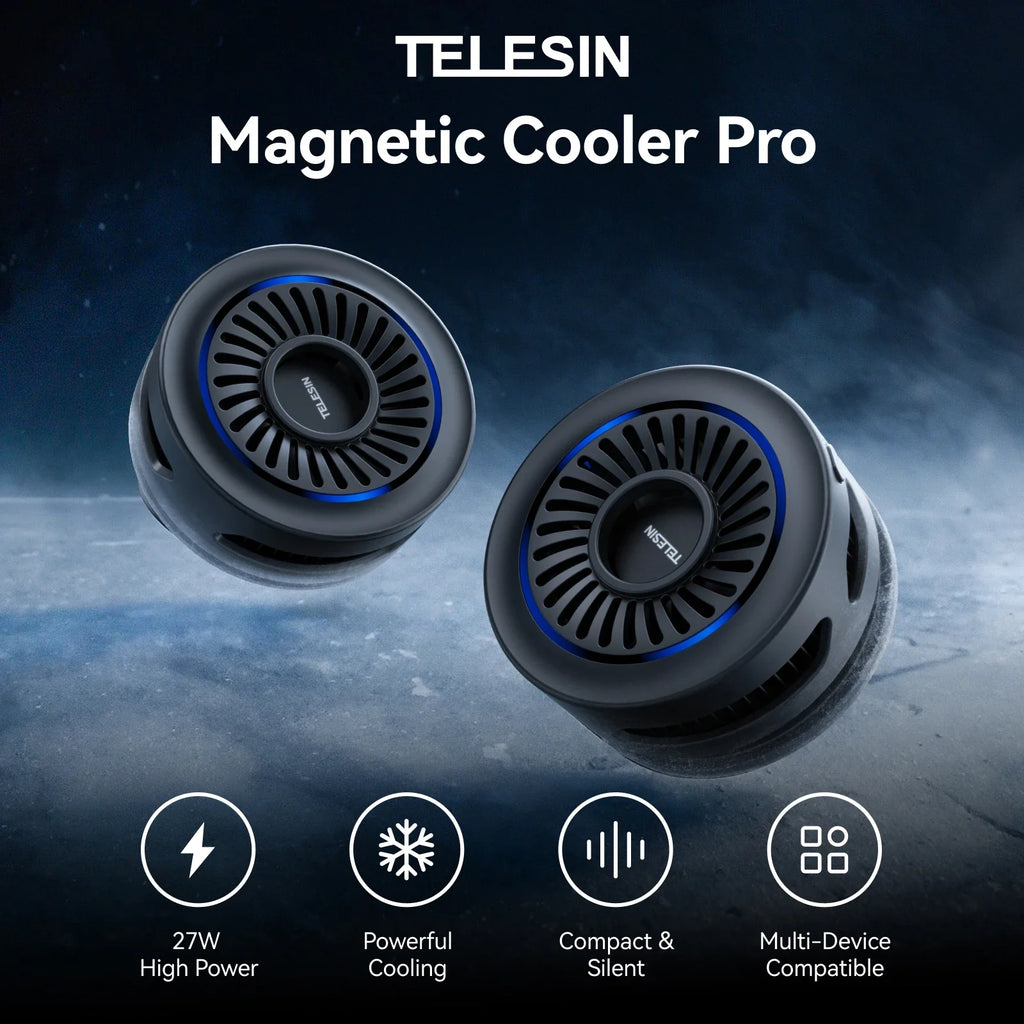 TELESIN Pro Mobile Phone Cooler for Gaming & Streaming