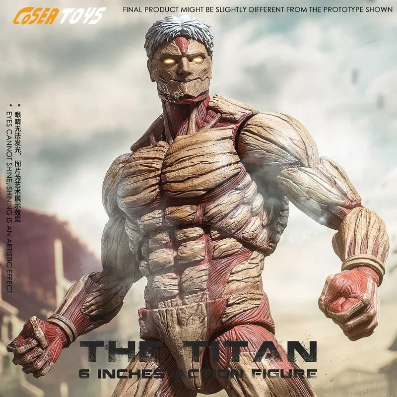 Eren Jaeger Action Figure | 6-Inch Articulated Model Toy