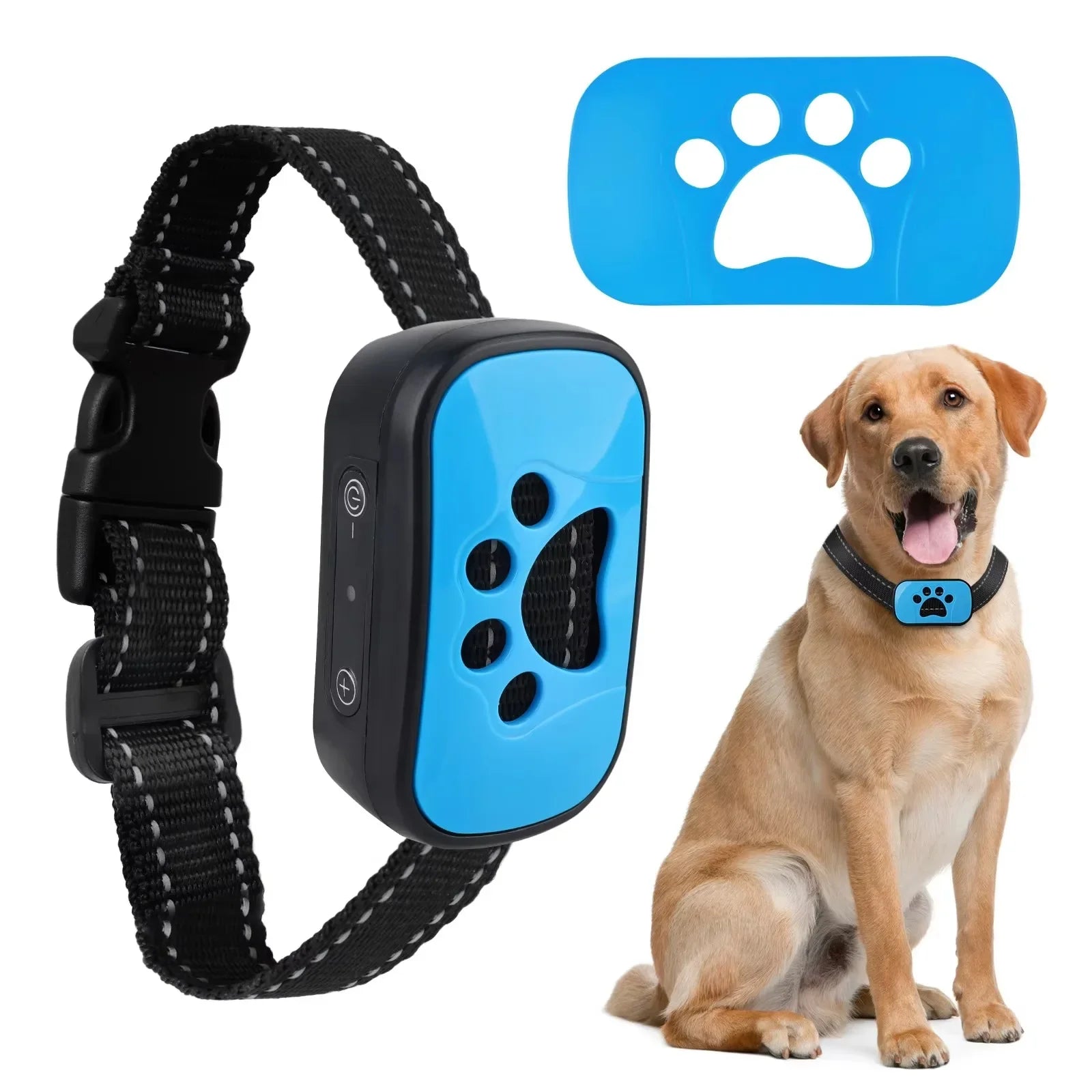 Ultrasonic Anti-Bark Dog Training Collar - Rechargeable, Effective Control