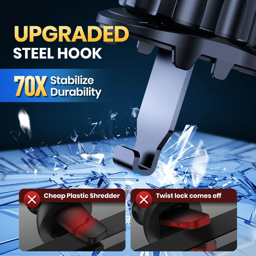 TOPK Magnetic Car Phone Holder for iPhone & Universal Devices