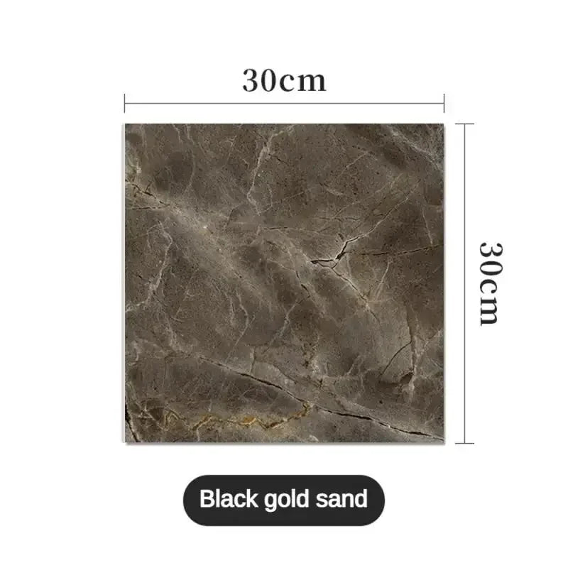 Waterproof Thickened Self-Adhesive Marble Tile Floor Stickers - 10/30/50PCS