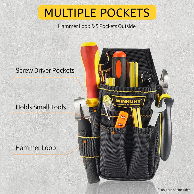 WINHUNT Mini Tool Organizer Pouch with Belt Clip - Durable & Compact