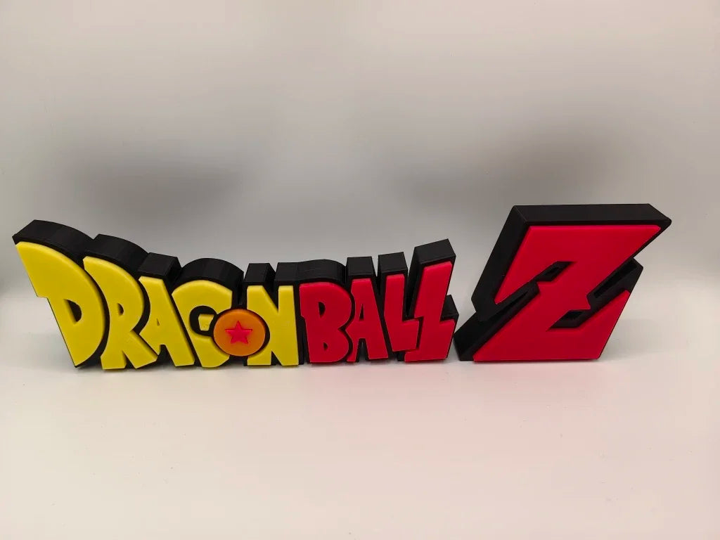 Dragon Ball Super 3D Printed Logo Sign - Handmade Ornament & Display