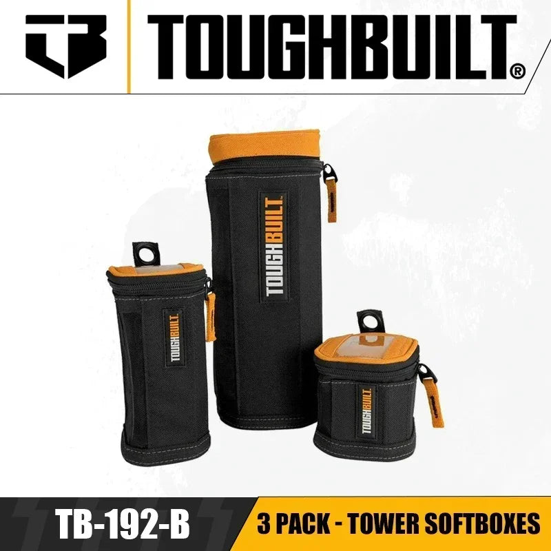 ToughBuilt Tower Softboxes Organizer - 3 Pack for Ultimate Tool Storage