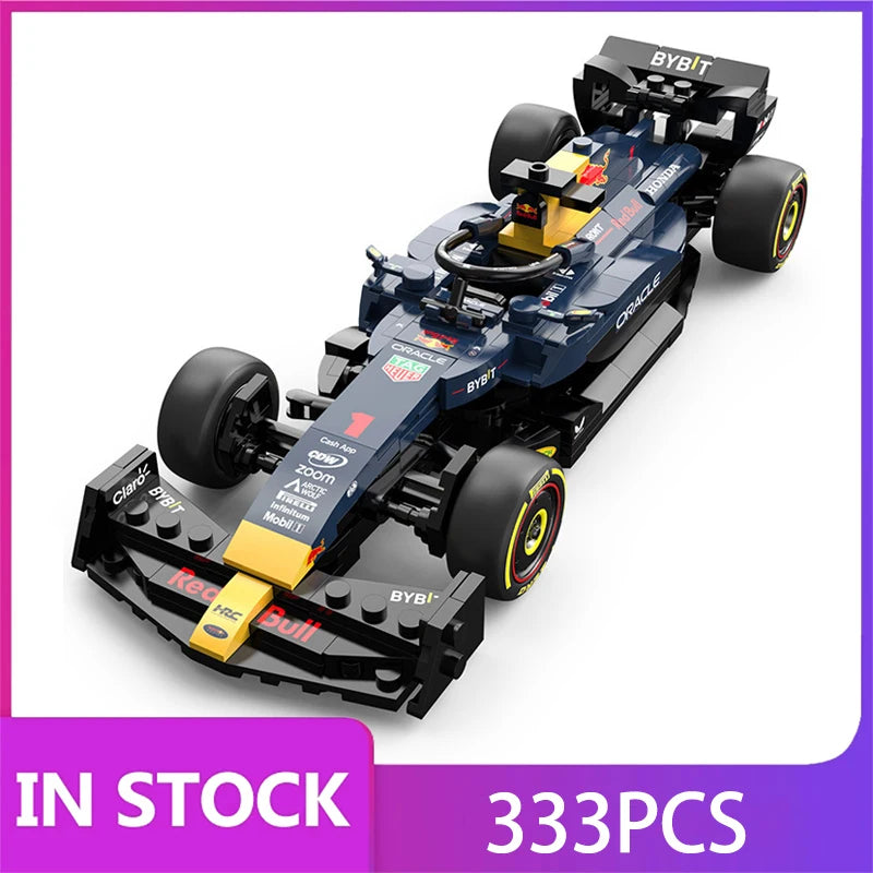 XQ 1:24 RB19 F1 Racing Car Building Blocks - Engaging Assembly Toy