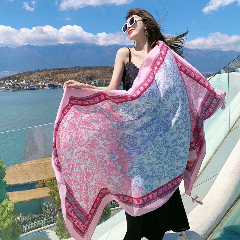 28 Stylish Travel Beach Shawls | 90x180cm Sunscreen Scarfs for Women