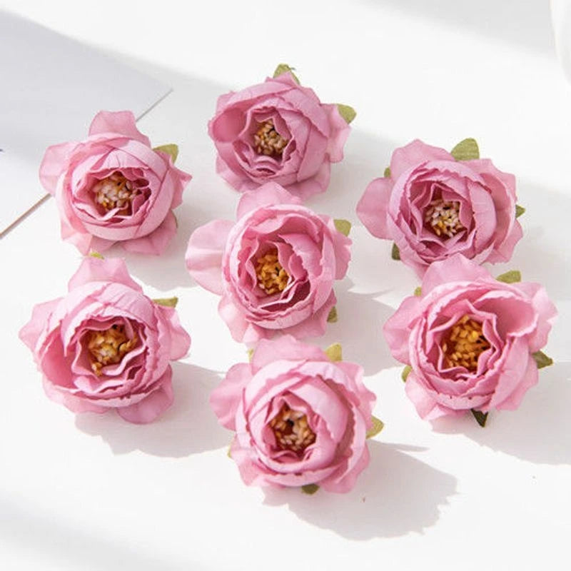 40/80pcs Silk Artificial Roses - Perfect for Weddings & Decor