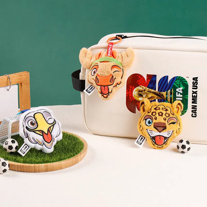 FIFA 2026 World Cup Mascot Plush Toy - Cute Accessory & Bag Charm
