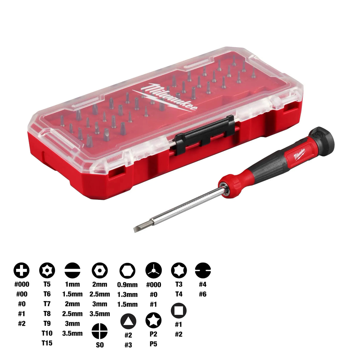 Milwaukee 39-in-1 Multi-Bit Precision Screwdriver Set