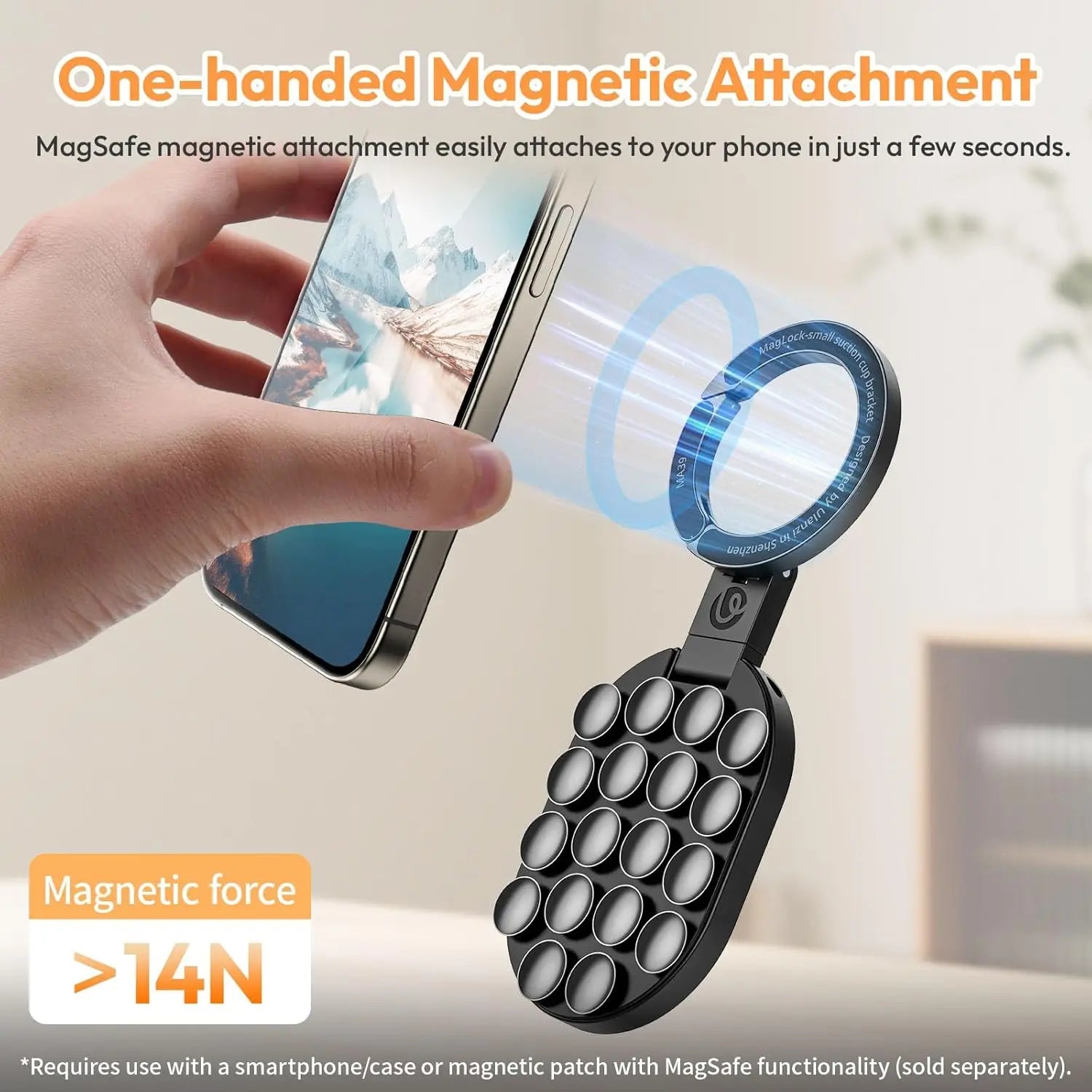 Ulanzi MA39 Magnetic Smartphone Desktop Stand - Versatile & Portable