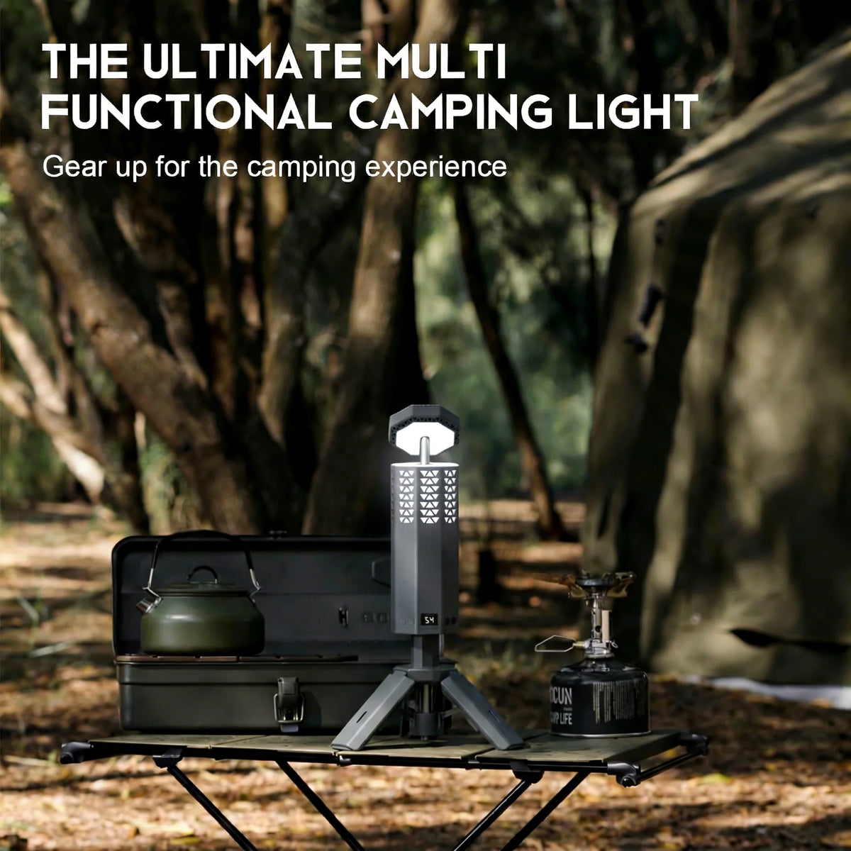 20000mAh Rechargeable LED Camping Lantern - Portable & Dimmable Light