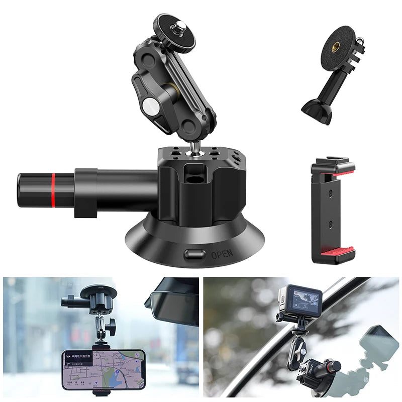 Ulanzi Action Camera Vacuum Suction Cup Stabilizer for GoPro & Phone