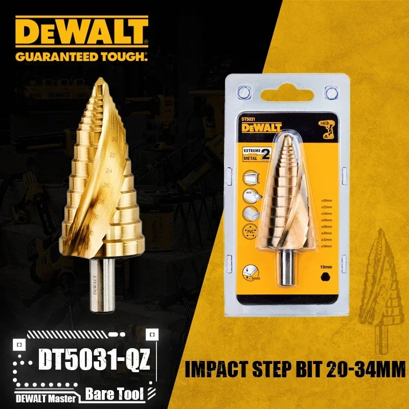 DEWALT Impact Step Bits for Metal Drilling - 6-34mm Set