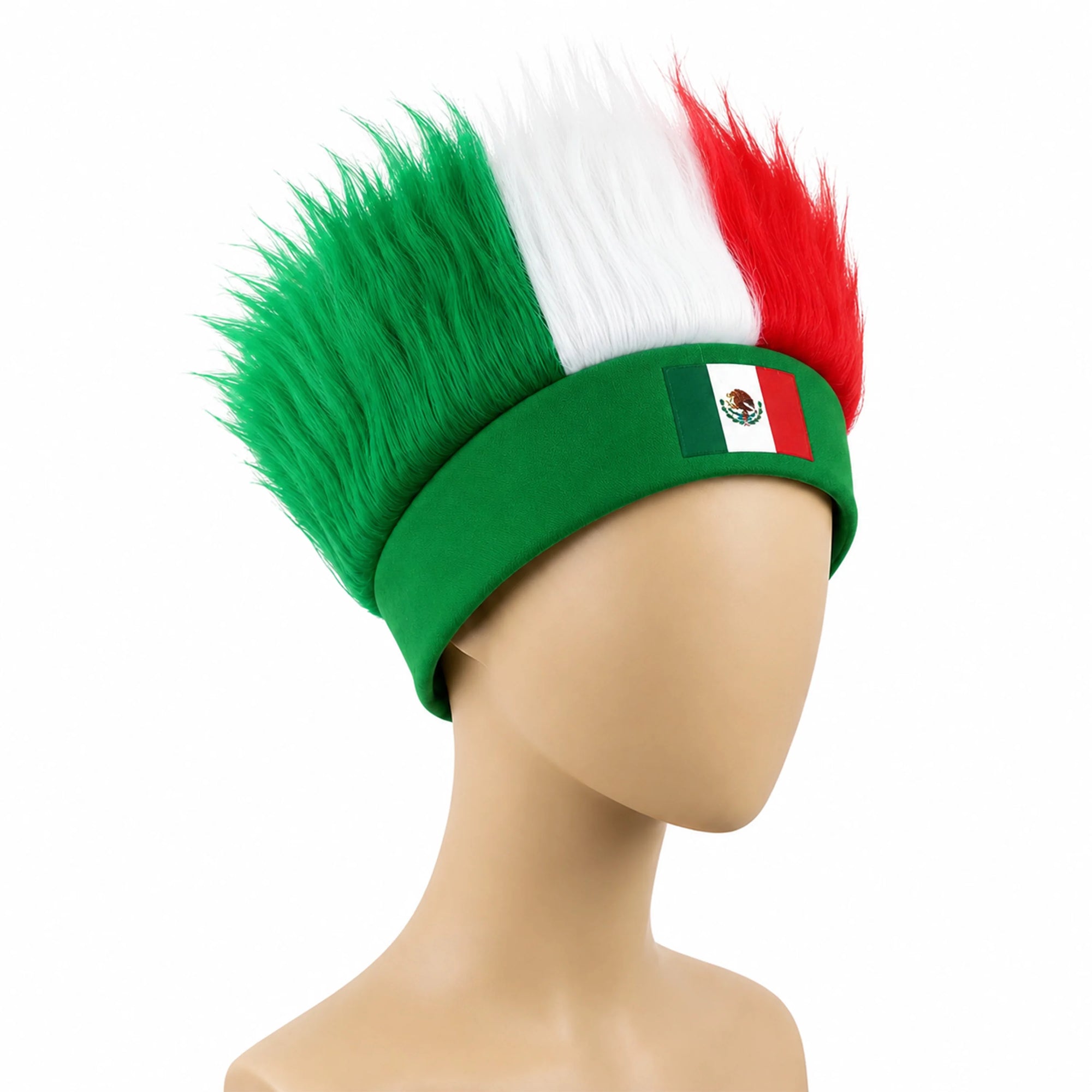 Ultimate World Cup Fan Wig - Vibrant National Flag Colors
