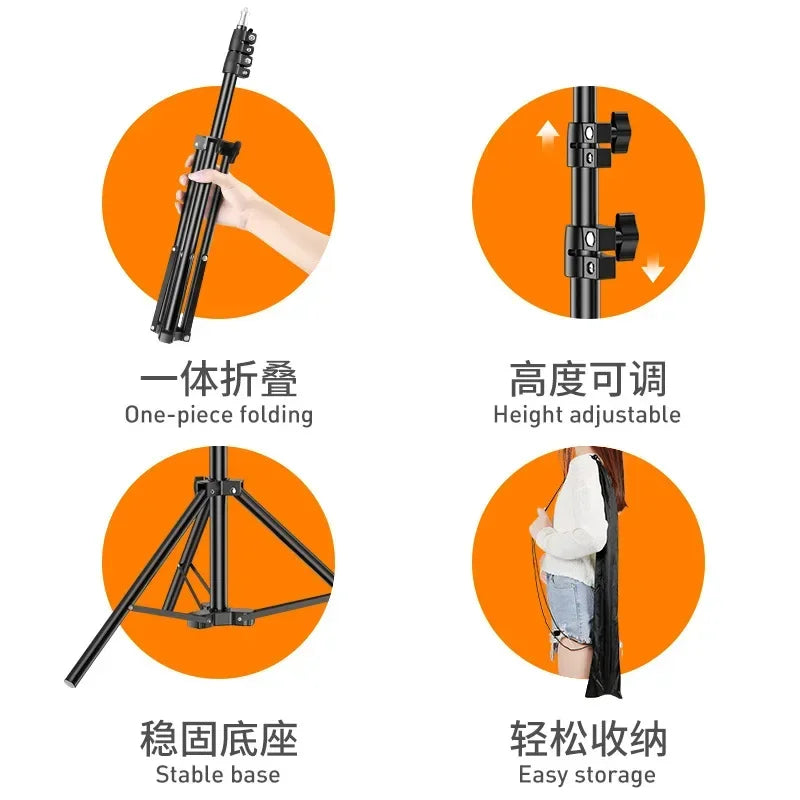 Versatile 160cm Mobile Phone Tripod for Perfect Selfies & Videos