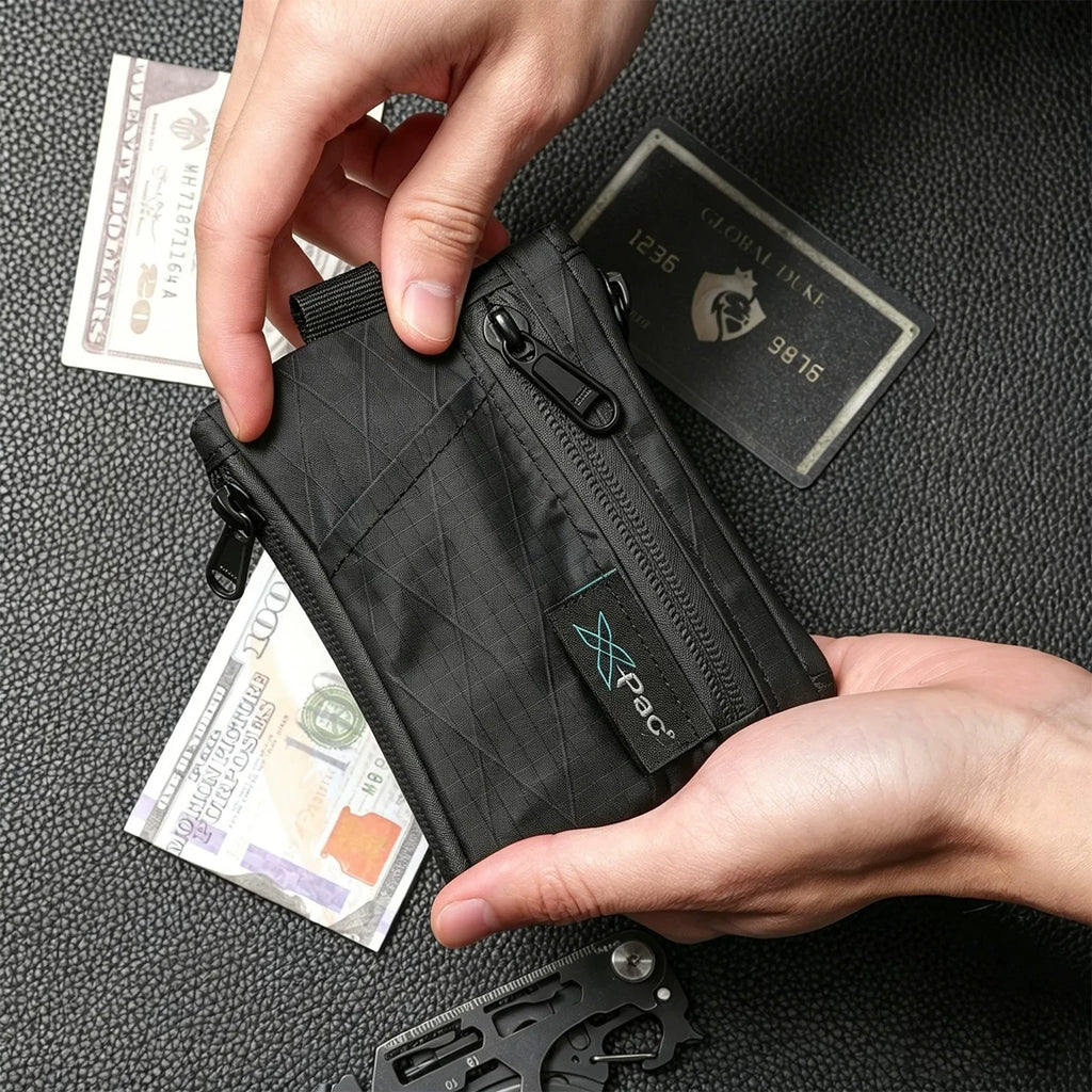 Durable Waterproof X-Pac Card Holder & Earbuds Organizer Pouch