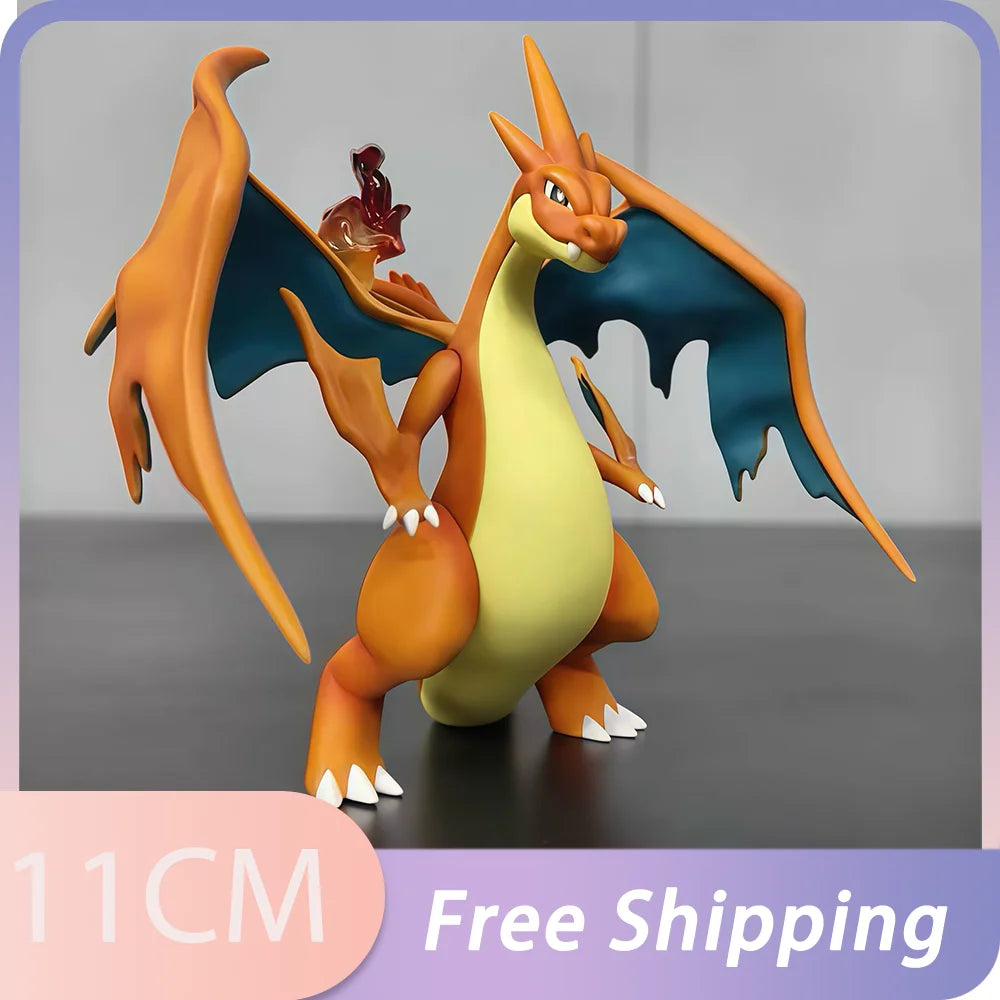 11cm Charizard Anime Figure - Collectible Decor for Fans