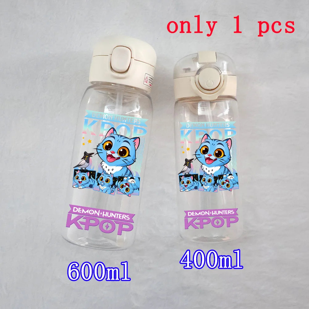 K-Pop Large Capacity Water Bottle - 400ML to 600ML for Fans
