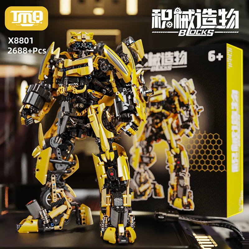 2688Pcs Big Robot Building Blocks - Creative Desktop Toy for Kids