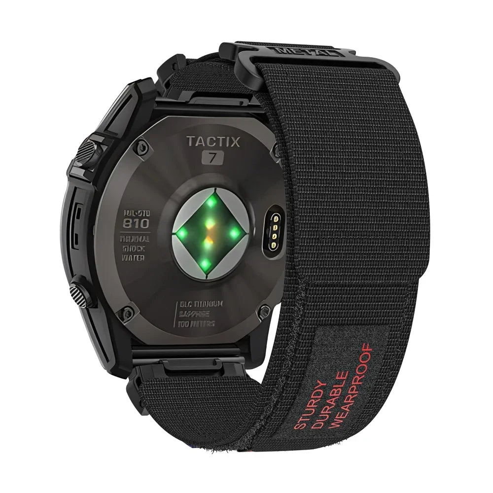 QuickFit 22mm/26mm Nylon Band for Garmin Watches - Durable & Stylish