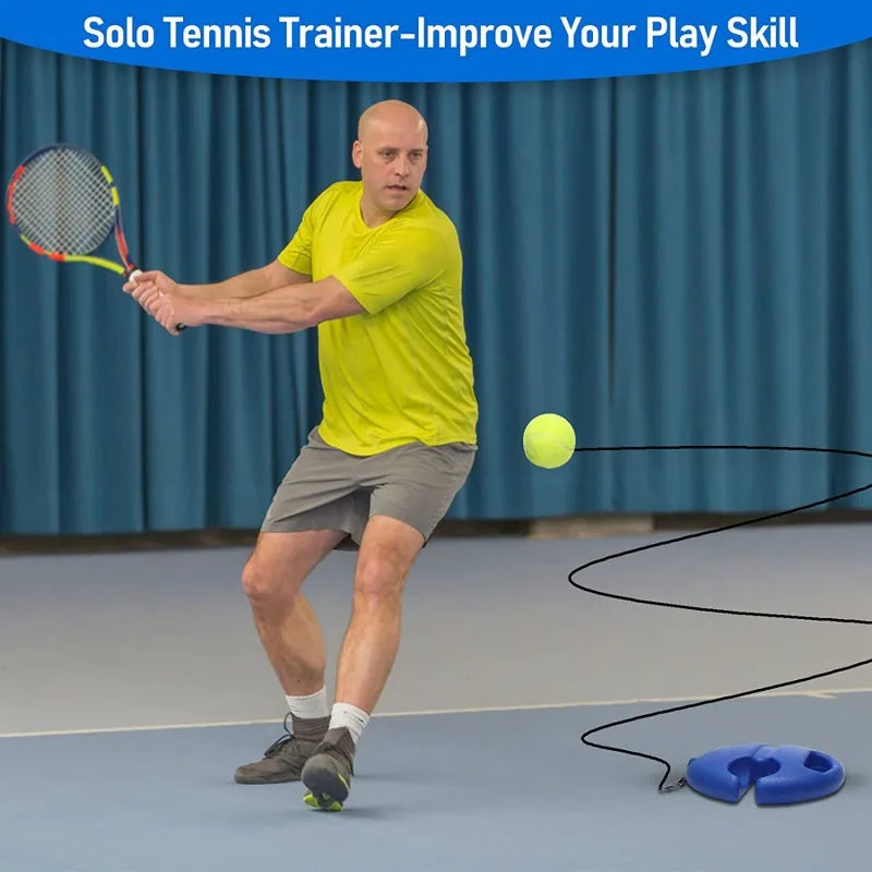 Adjustable Tennis & Pickleball Rebound Trainer for Solo Practice