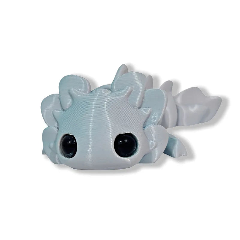 3D Printed Salamander Figures - Movable Toys for Kids & Home Decor