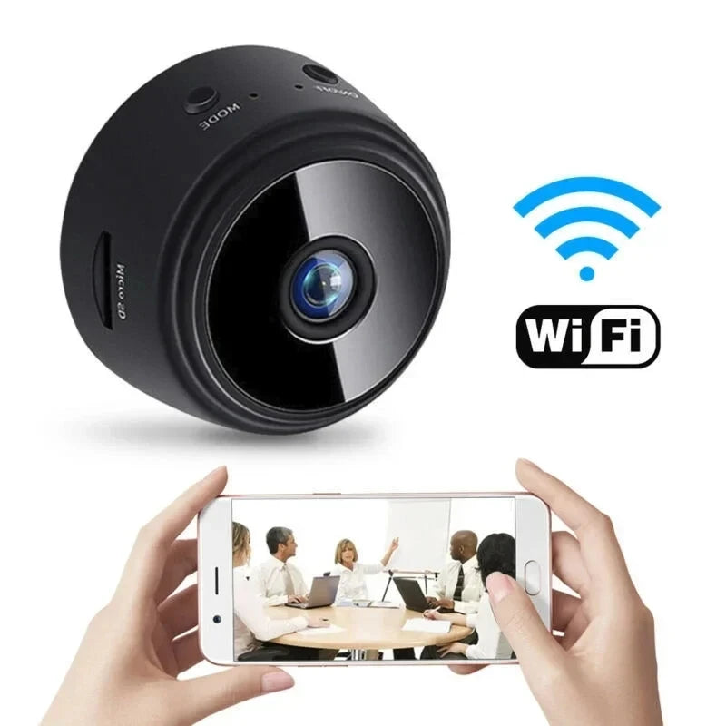 A9 WiFi Mini Security Camera for Smart Home Monitoring - HD Quality