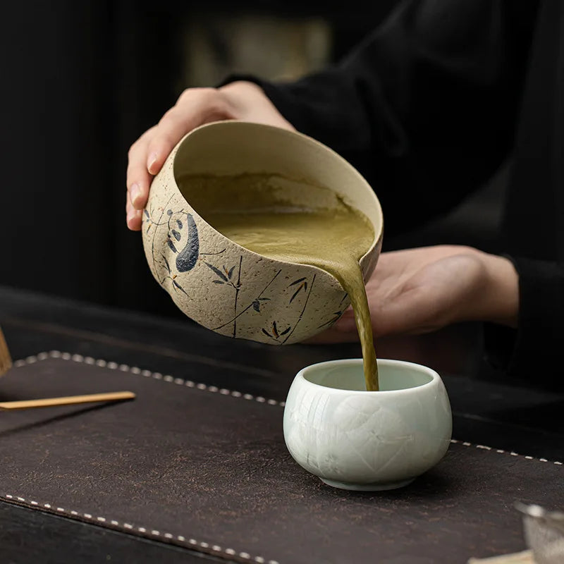 Exquisite Bamboo Matcha Set - Bowl, Whisk & Tea Tools Gift