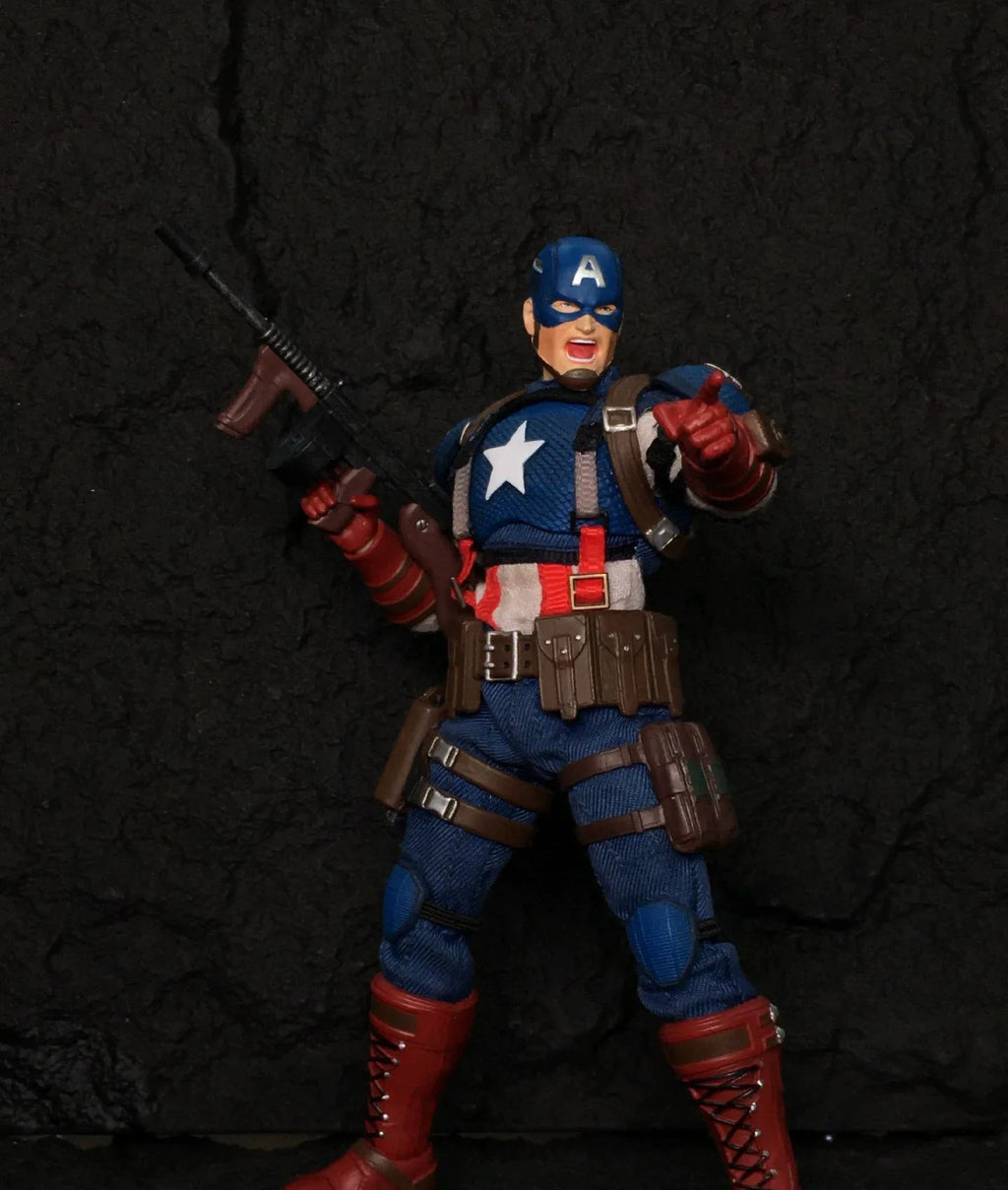 Heroic Action Figure - 1/12 Scale Captain Figurine for Collectors